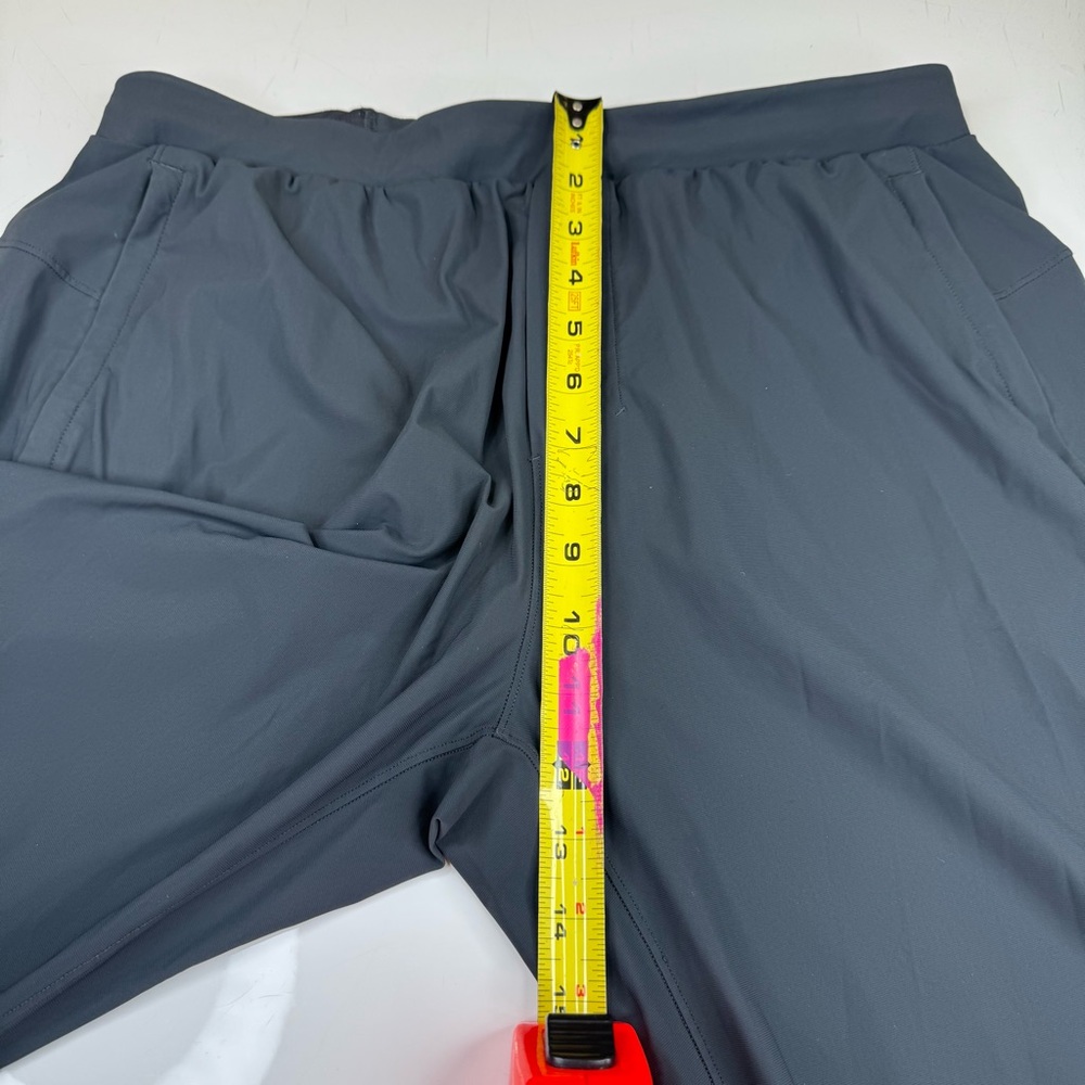lululemon Surge Jogger Men Large Black Stretch Drawstring Zip Cuff Gym Training - Picture 11 of 16